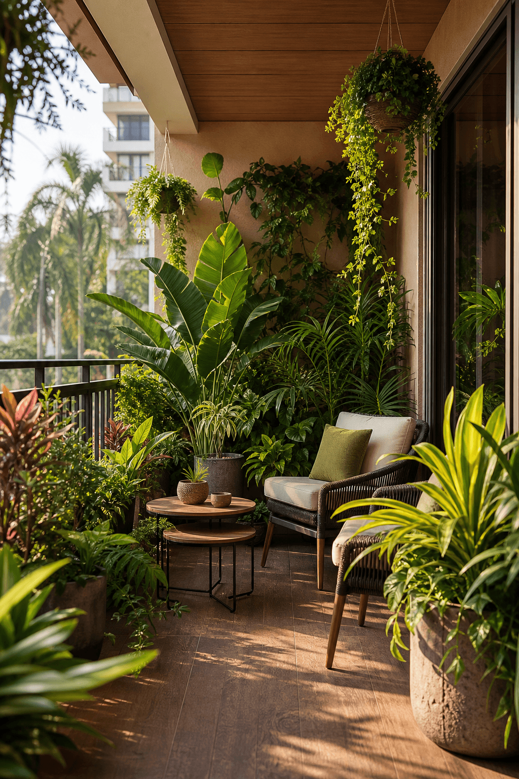 Balcony Garden Setup by Vels Garden